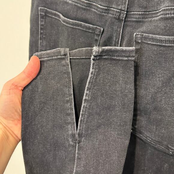 Good American Good Legs Side Slit High Waist Skinny Jeans Black150, Plus Size 16 - Picture 3 of 6